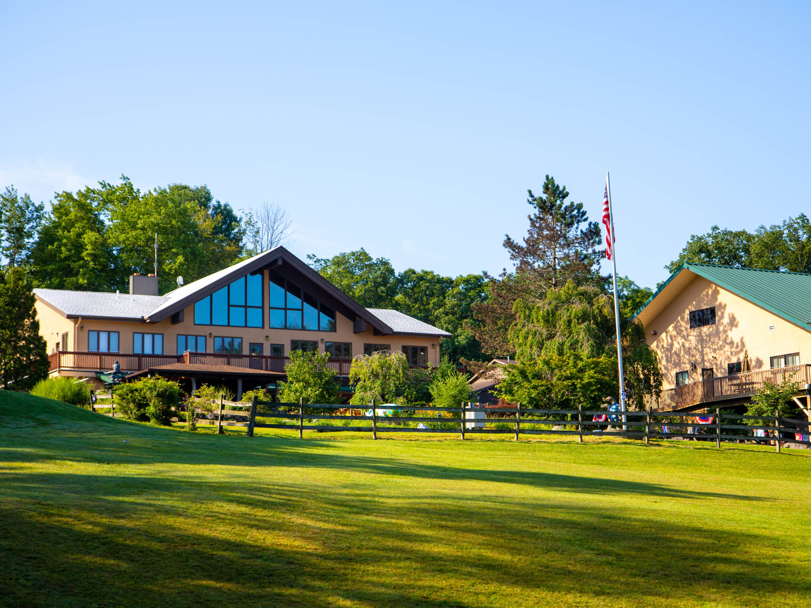 exterior view of one of the cabins