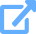blue open arrow icon